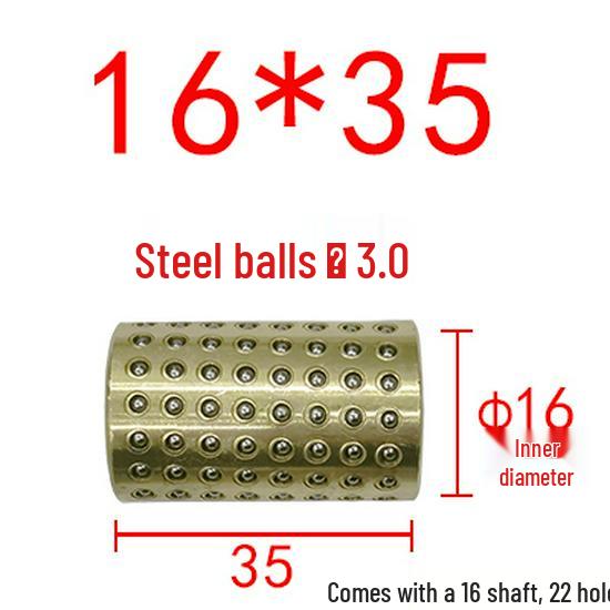 Golden Copper Ball Bearing Cage Mold Guide Bush Holder