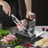 GIANXI Mutton Roll Slicer Stainless Steel Manual Cutting Rice Cake Frozen Beef Slicer Commercial Meat Planing Artifact