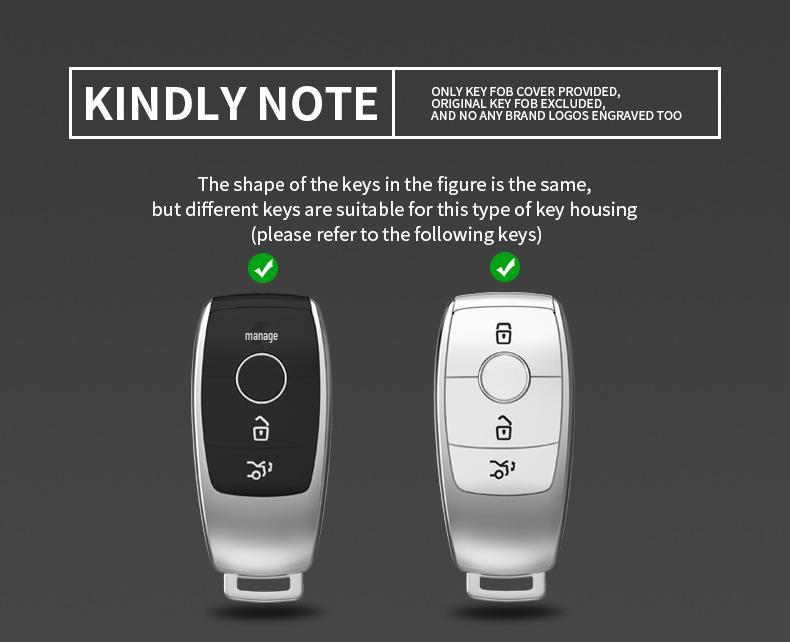 Mercedes E-Class Key Case for E300L/C260L/C200L/A200L/E260/GLC