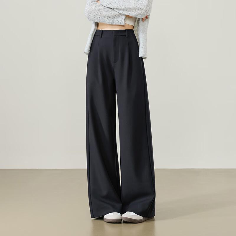 Ese-Y Women s Acetate Wide-Leg Suit Pants 30