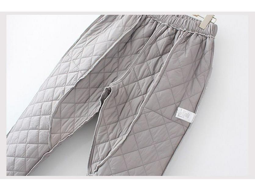 Pantaloni groși de iarnă pentru femei plinute, pentru vârsta mijlocie și vârstnici - Pantaloni călduroși din bumbac pentru vreme rece