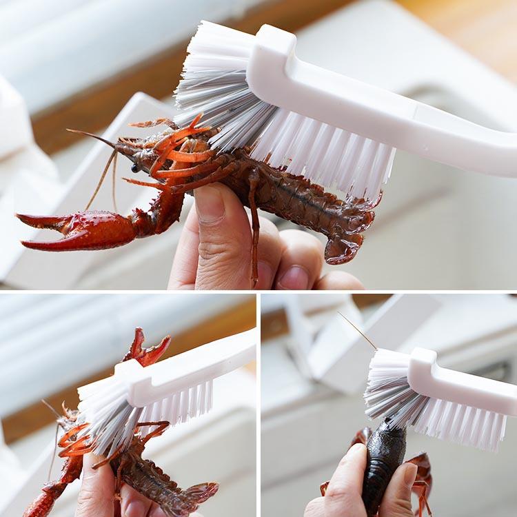Japanese Cleaning Crayfish Brush Abalone Cleaning Brush Cup Brush Kitchen Juicer Cleaning Brush Plastic Soy Milk Bot Manipulation