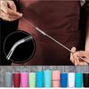 Colorful Reusable Metal Straw High Quality Stainless Steel Straws Set with Cleaner Brush Bar Party Drinking Cocktails Accessory