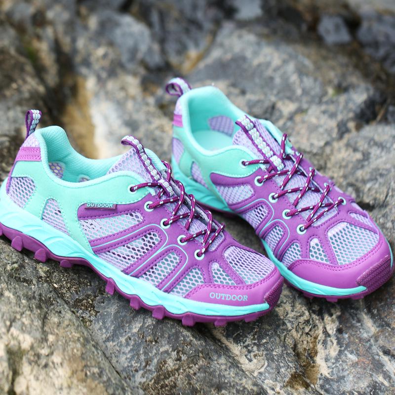 Women's Breathable Non-Slip Outdoor Hiking Shoes - Perfect for Summer, Creek Wading, or Casual Trekking