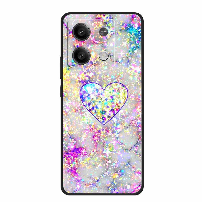 For Redmi Note 13 Pro 5G Case Lovely Soft Painted Cats TPU Silicone Funda For Xiaomi Redmi Note 13 5G Cover Etui Note13 Pro Plus