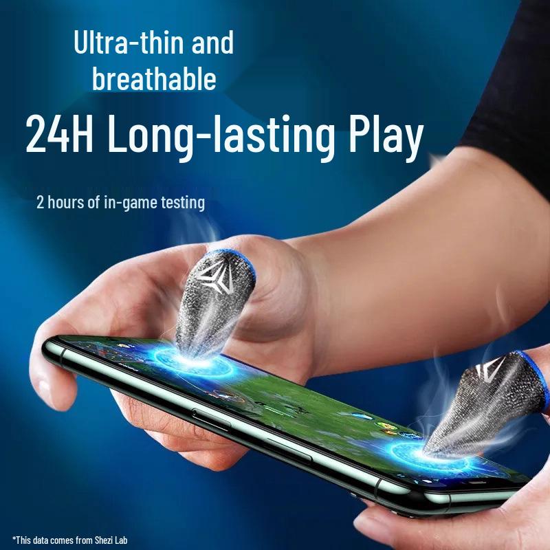 Esports herní prstové návleky: Potuodolné, protiskluzové, ultratenké návleky na palce pro mobilní hry jako King of Glory & PUBG