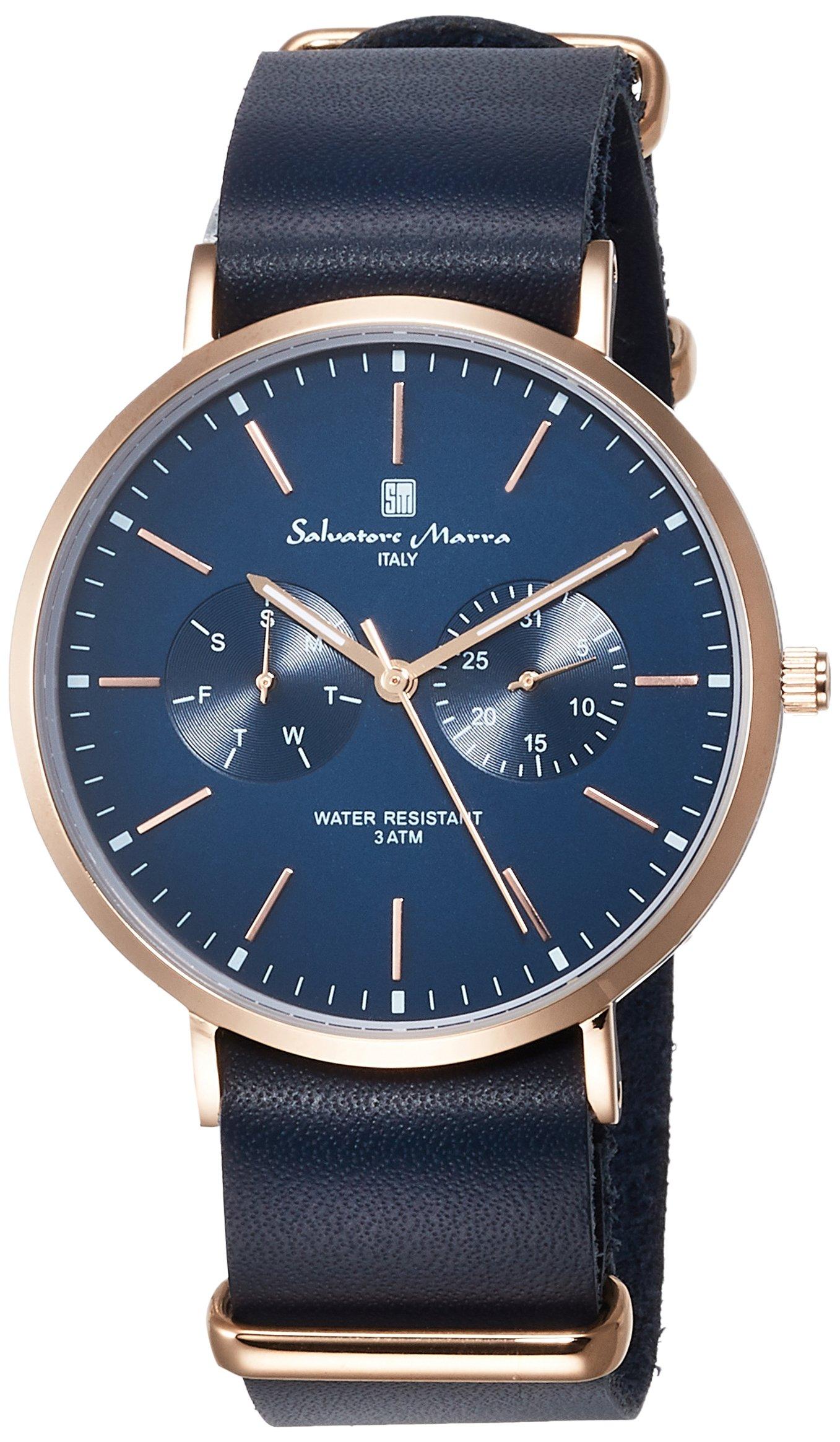 

Годинник Thin Genuine Imported Product Blue [Salvatore Mara] Multi-Calendar SM15117-PGNVPG Men s