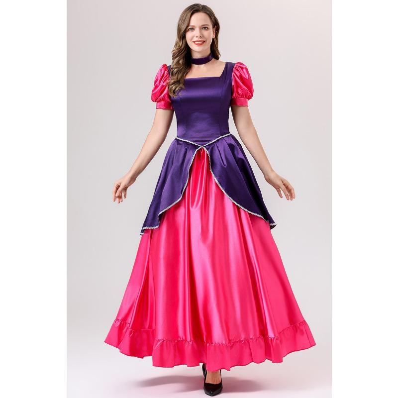 Fairy Tale Parent-child Cinderella Costume, Children Cosplay Adult Princess Dress Performance Costume