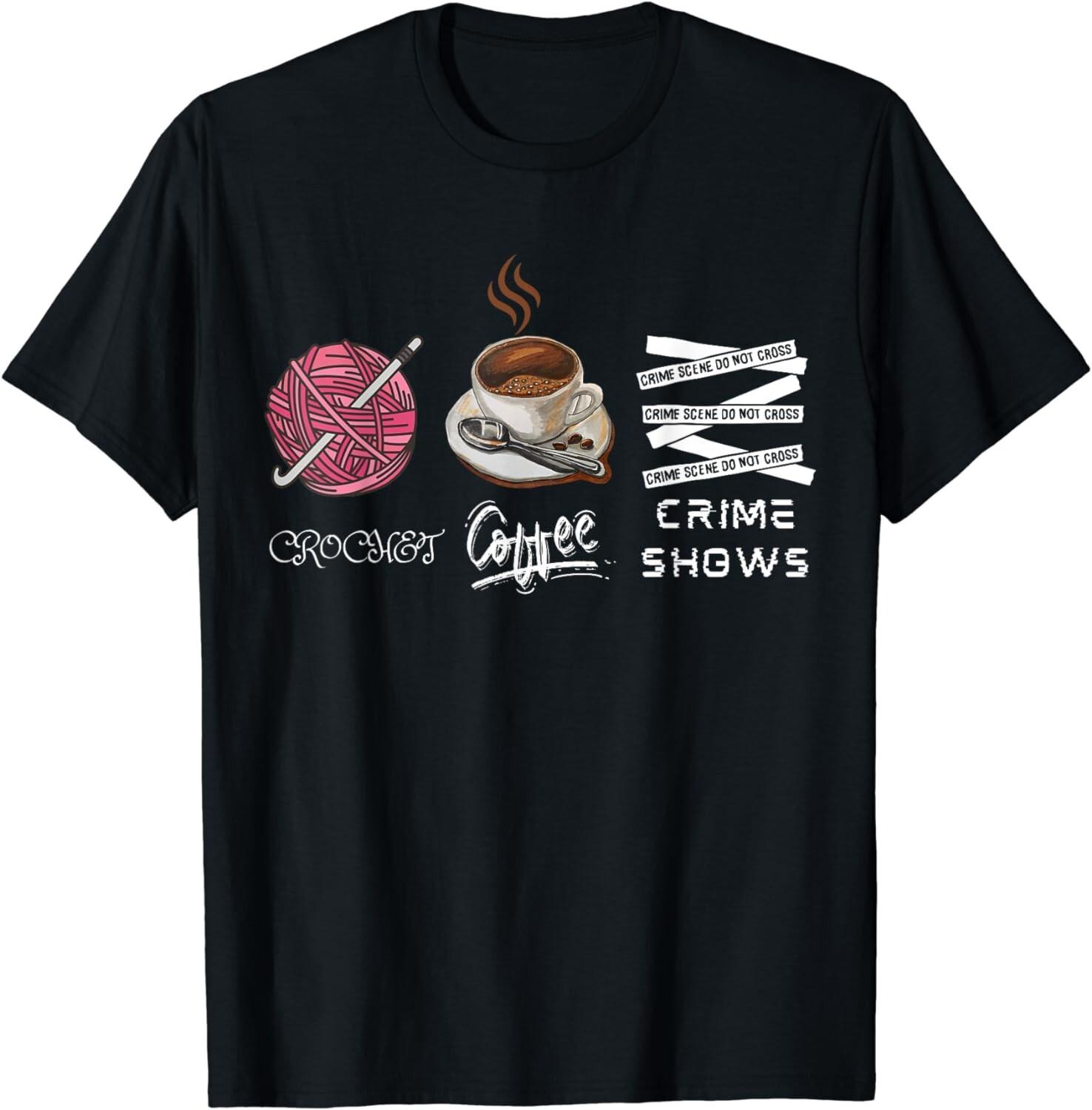 Футболка с крючком True Crime Подарок Унисекс Футболка S разноцветный