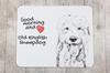 Old English Sheepdog - tappetino per mouse con stampa, tappetino per mouse personalizzato a tema cane, gadget unico per un impiegato dall'azienda Art-Dog