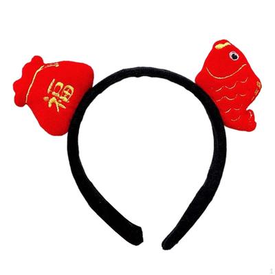 Bandeau Année Chinoise Bandeaux Décorations Cadeaux de Fête Fournitures Serre-tête Déguisement pour Hommes Adultes
