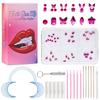 Dental Diamond Tooth Decoration, Tooth Diamond Tool Diy Set, Tooth Sticker, Diamond Love Horse Eye Decoration