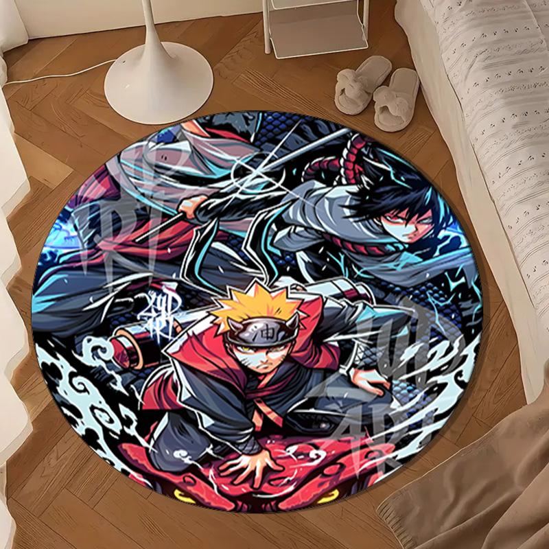 Dark villainous ninja Round Rug for Livingroom,Bedroom, Palyroom, Chair Rug, Area rug, Circle Carpet, Large Size Fan Christmas gift