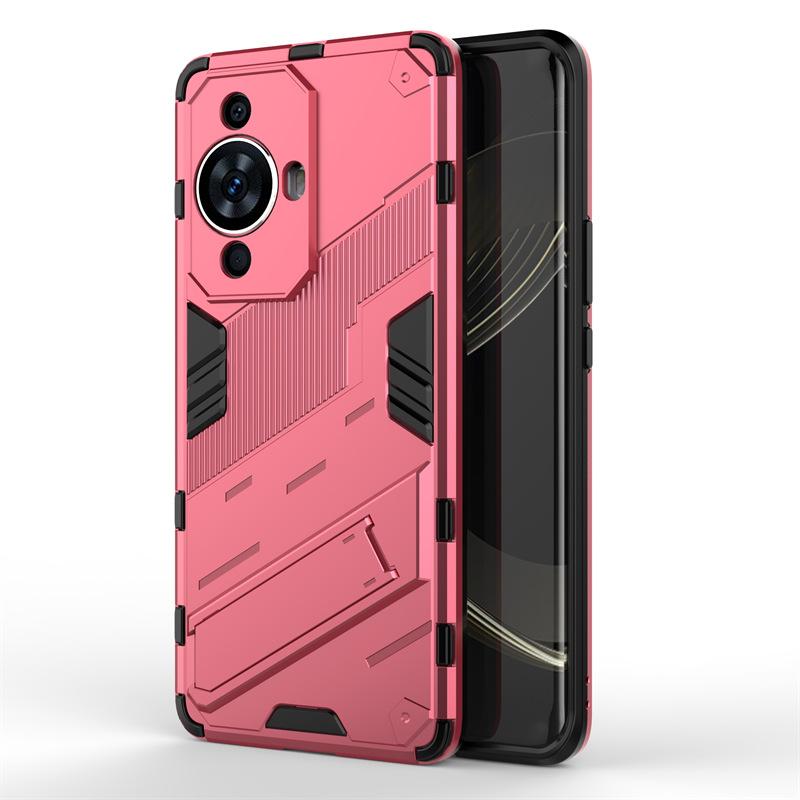 Suitable for Huawei Mate70 Pro invisible bracket mobile phone case Honor 100 punk armor anti-drop protective case