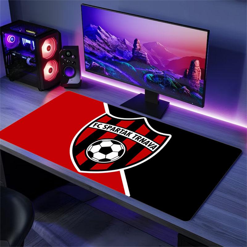 FC Spartak Trnava Mouse Pad, Large Gaming Desk Mat, Non-slip XXL Mousepad for Laptop & Tablet, Mini PC Playmat with Stitched Edges