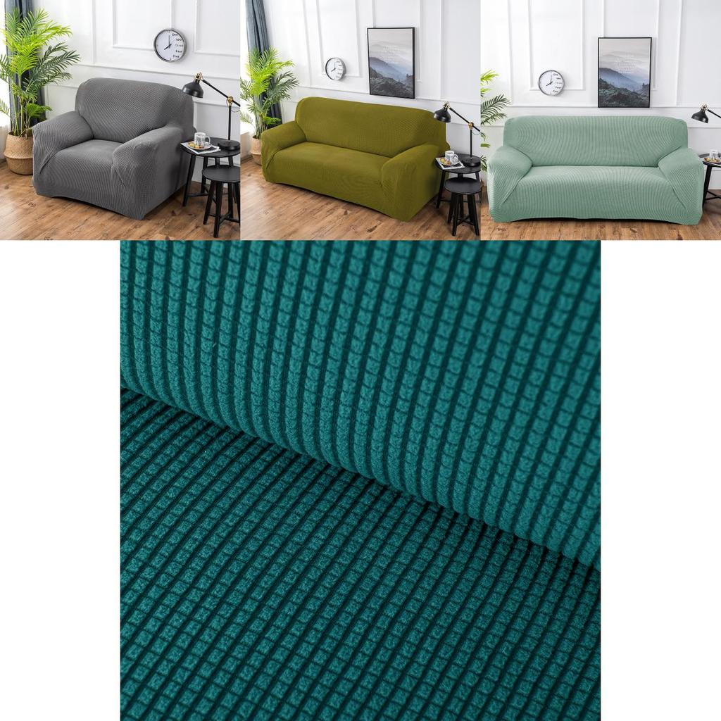 Luxurious Stretch Home Chair Sofa Cover In Solid Color For All Season Comfort