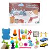 Aufregender Kinder Fidget Squishy Spielzeug Autos Adventskalender zum Stressabbau und für sensorischen Spaß