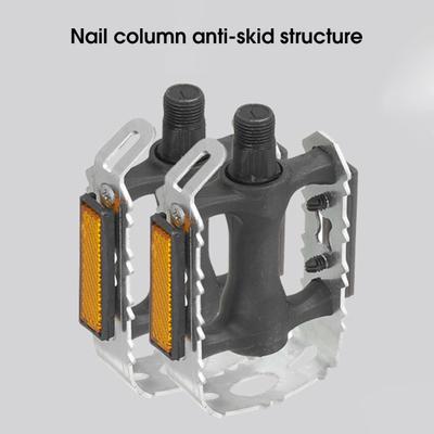 1 paire de pédales de vélo ultralégères, moulage monobloc, accessoires pas facilement déformables, pédale de plate-forme de vélo pour le cyclisme