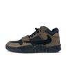 Travis Scott X Jordan Jumpman Jack Cushioning Slip Resistant Low Top Basketball Shoes Unisex Deep Mocha Black Gray FZ8117-204(Team-)