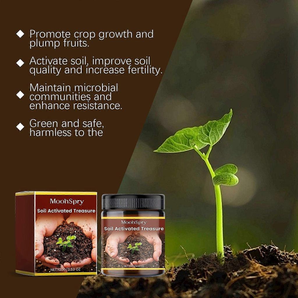 MoonSpry Soil Conditioner, Slow Release Fertilizer for Vegetables Fruits Green Plants
