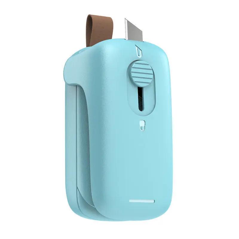 Mini Heat Bag Sealing Machine Bag Sealer Plastic Food Bag Closure Portable Sealer Packing Kitchen Accessories Without Battery