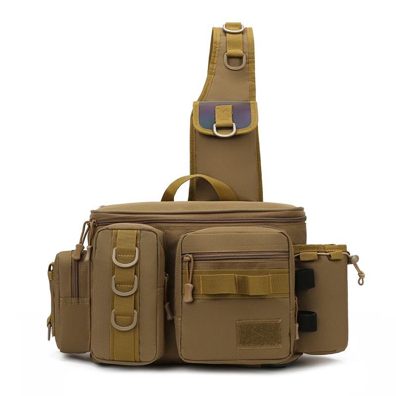 Men s Multi-functional Lure Fishing Waist/Shoulder Bag