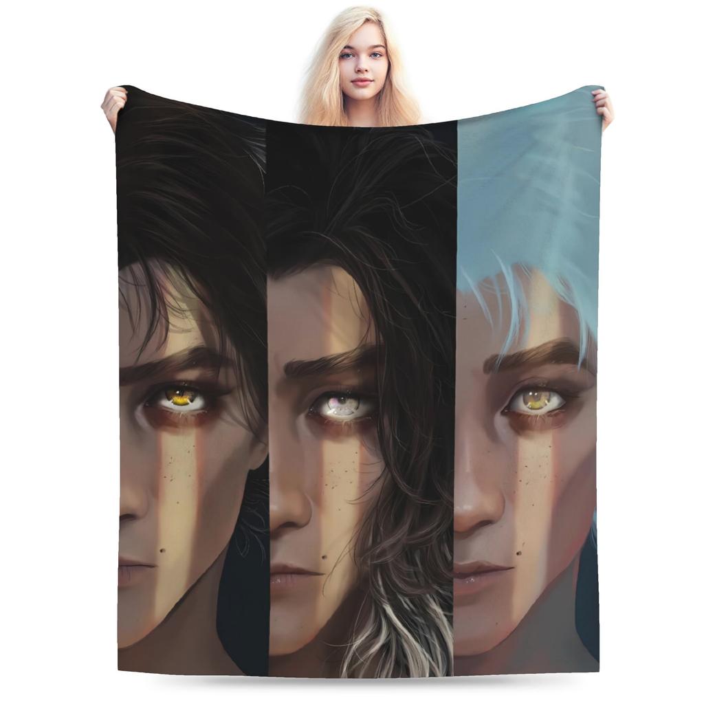 Anime Jinx Arcane Super Soft Blanket 3D Print Picnic Plush Throw Blanket Fashion Bedroom Flannel Bedspread Sofa Bed Cover