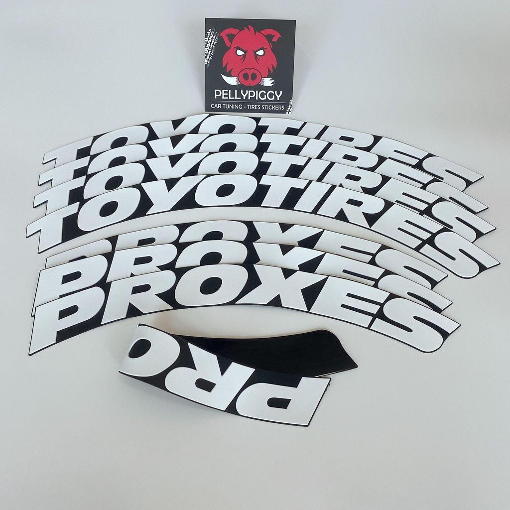 Naklejki z literami na opony samochodowe 3D - Spersonalizowany zestaw 4 szt., Dostępne w wielu kolorach