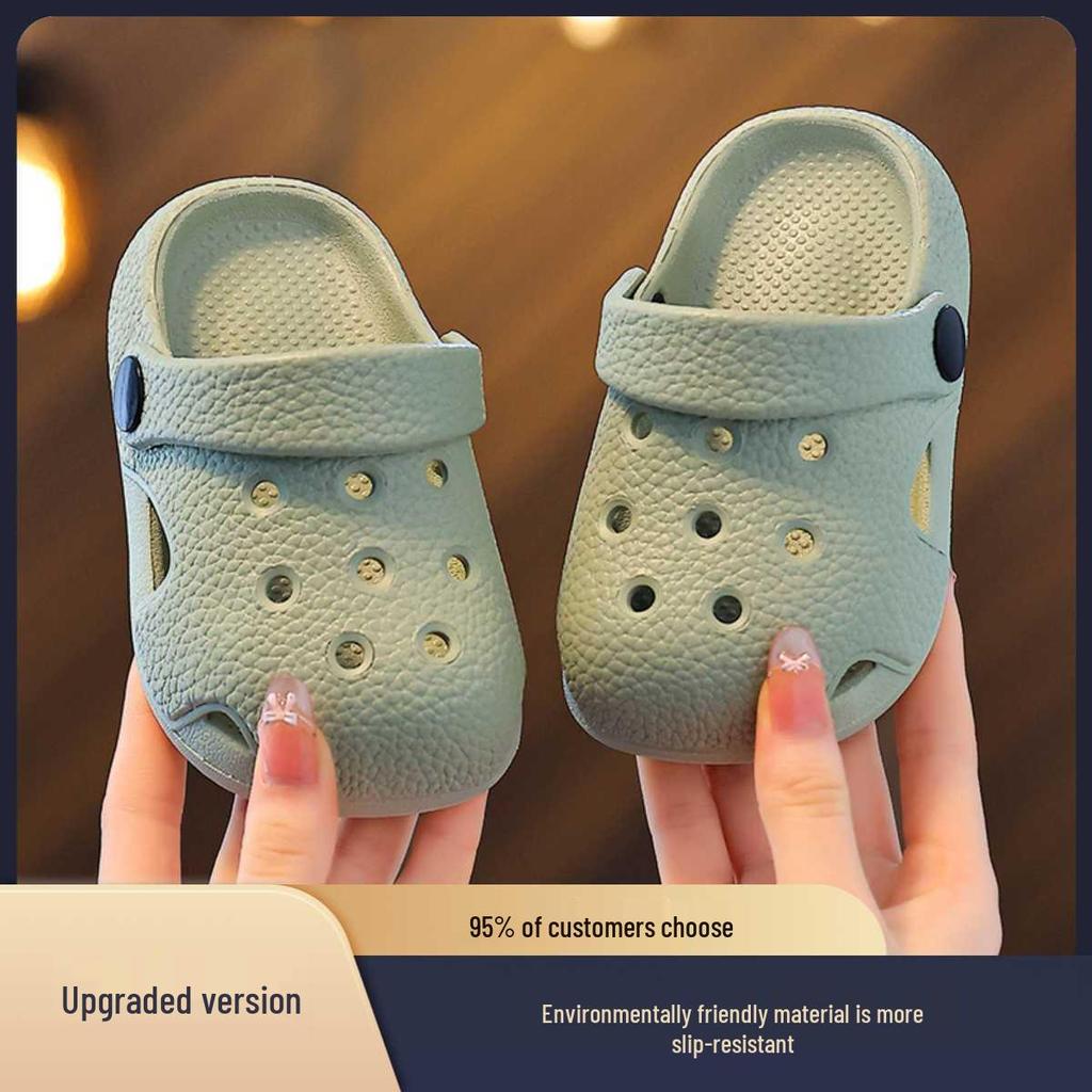 2026 Trendy Kids' Crocs - Comfy Non-Slip Slip-ons for Boys & Girls, Indoor & Outdoor Closed-Toe Shoes