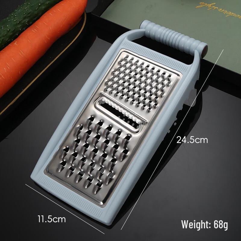 Wutuo 3-in-1 Edelstahl Gemüseschneider und Reibe