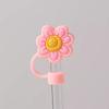 Cute Strawberry Straw Cover Caps For Stanley Cup 40 oz Tumbler Accessories Kawaii Silicone Straw Toppers Cap For 10mm Straws