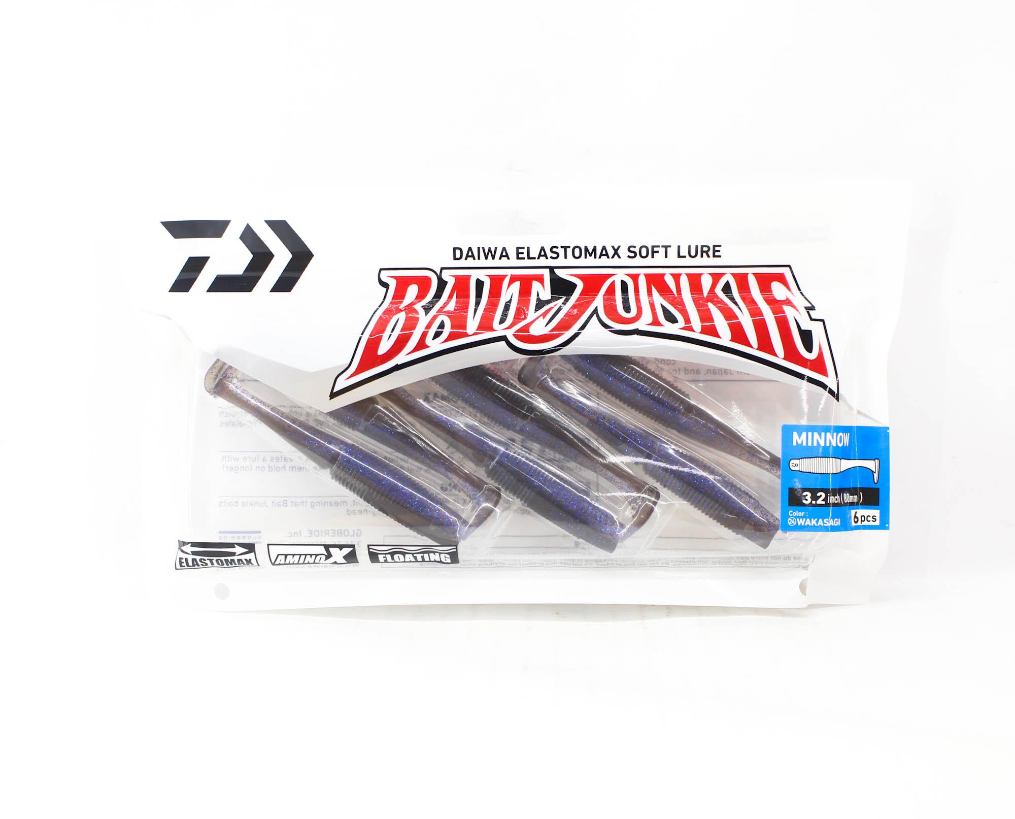

Мягкая приманка Daiwa Junkie Minnow 3,2 дюйма, 6 шт. в упаковке Wakasagi (3092)