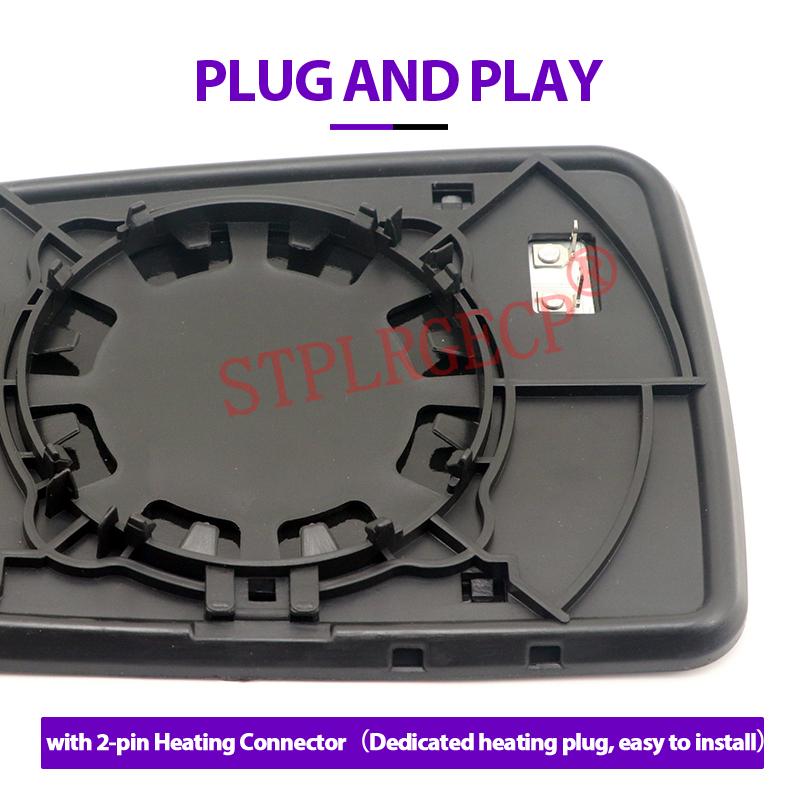 Auto Car Left Right Hand Side Door Wing Reaview Mirror Glass Heated Replacement for Kia Sportage JE KM 2005-2008