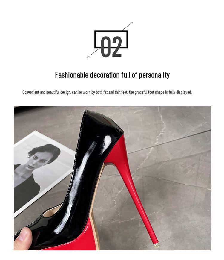 Γυναικείες Γόβες Πλατφόρμα Μεγάλων Μεγεθών 16cm - Ψηλοτάκουνες για Νυχτερινά Κέντρα & Συμπόσια