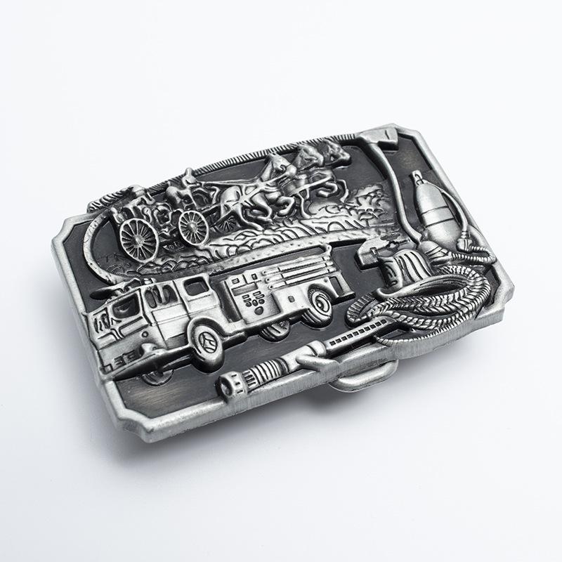 Trendy Fire Department Alloy Belt Buckle