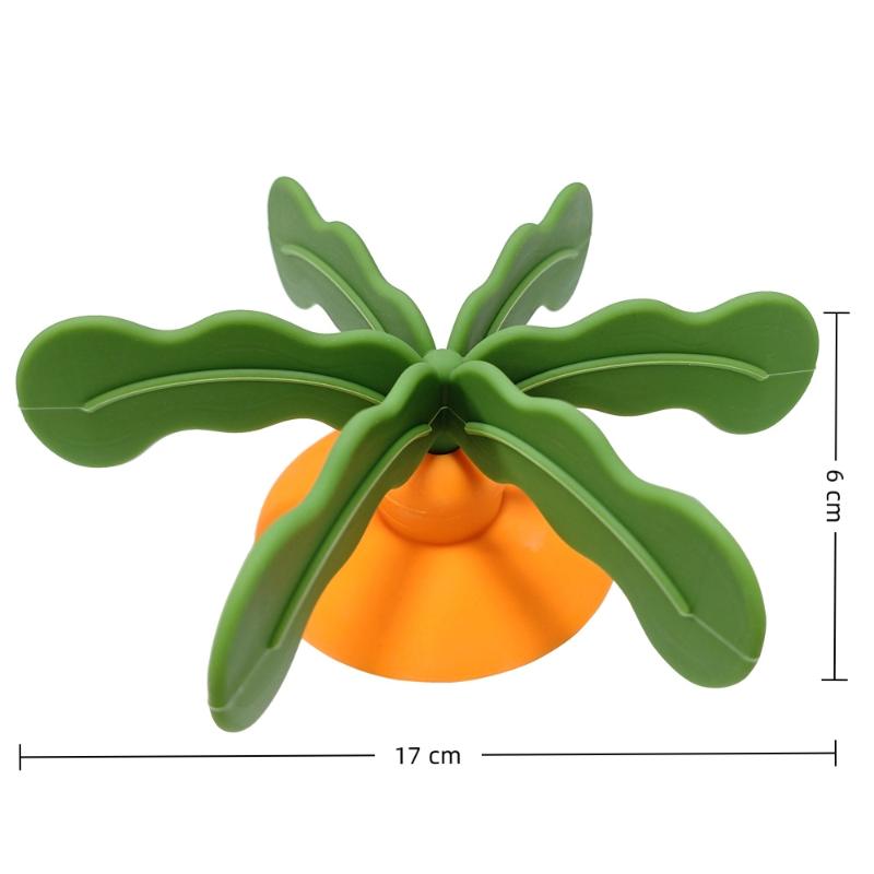 Pet Feeder Plugin Powerful Suction Cup Slow Food Anti Choking Slow Feeder Bowl Rotatable Anti-Choke Dog Slow Slow Food Dispenser