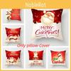 Cozy Christmas Santa Claus Cushion Cover For Sofa Bedroom Decor