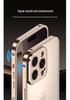 iPhone 15 Pro Aluminum Alloy Heat Dissipation Bumper Case with Seahorse Buckle