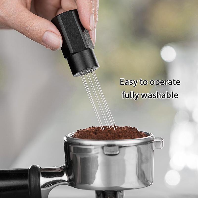 Magnetic Espresso Coffee Stirrer 7/8 Needles Coffee Distributor Tool For Coffee Machine Espresso Needle Coffee Accessories