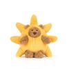 Urso de Barcelona Traje de Sol Macio Brinquedo de Pelúcia 26cm Amarelo/Marrom Animal de Pelúcia
