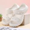Ladies Summer Casual Wear Thick-soled Cool Slippers Fashionable Soft-soled Beach Versatile One-word Drag