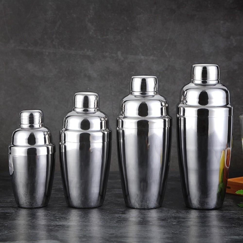 250/350/550/750ml Cocktail Wobble Cup Stainless Steel Leakproof Whiskey Wobble Cup 3 Section Heavy Duty Bartending Tools Beach