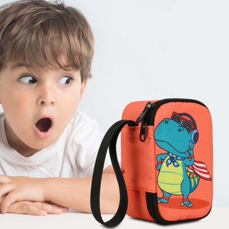 Organisator-Tasche Tragetasche mit Metallreißverschlüssen und elastischen Gurten für Kinder-Story-Maschinen Schützt vor Kratzern und Verlust