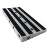 Guitar Effect Pedal Board PE Hook and Loop Fastener Instrument Accessory for Performance White Marble Design