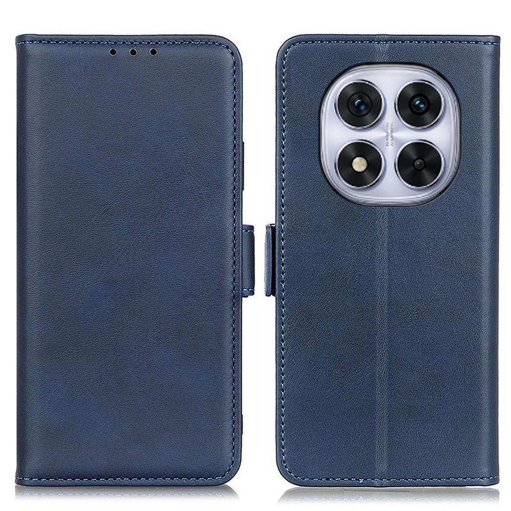 

For Xiaomi Redmi Note 14 Pro 4G Case Stand Cowhide Texture PU Leather Phone Cover D