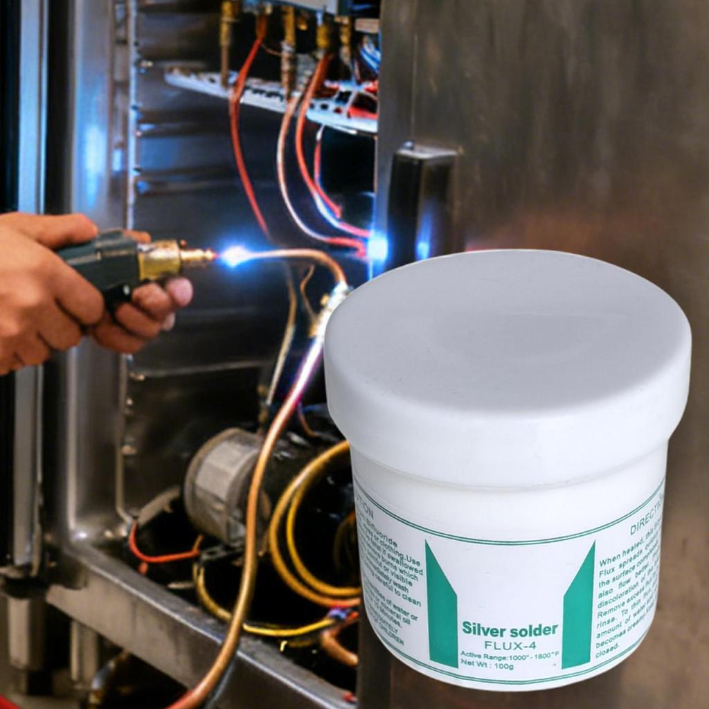 100g Lötflussmittel Silber Klimaanlagen Schweißpulver Kupfer Lötpulver Bleifreies Schweißflussmittel Eisenreparatur Schweißpaste