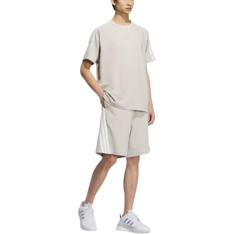 adidas 3 Stripes Casual Shorts Men's Miracle Bauxite Brown KC3899