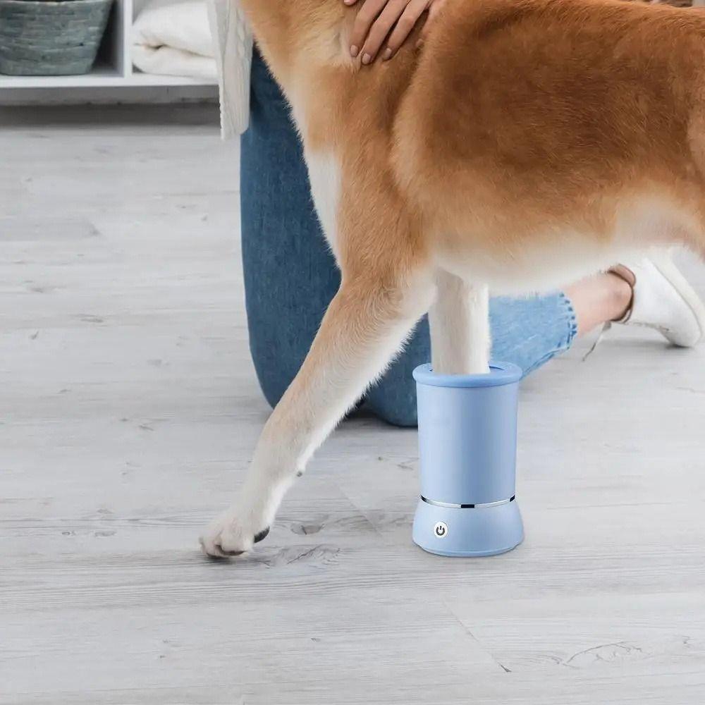 Usb Charging Electrical Pet Paw Cleaner Silicone/Plastic Dog Paw Cleaning Cup  Cat Dog Paw Cleaner