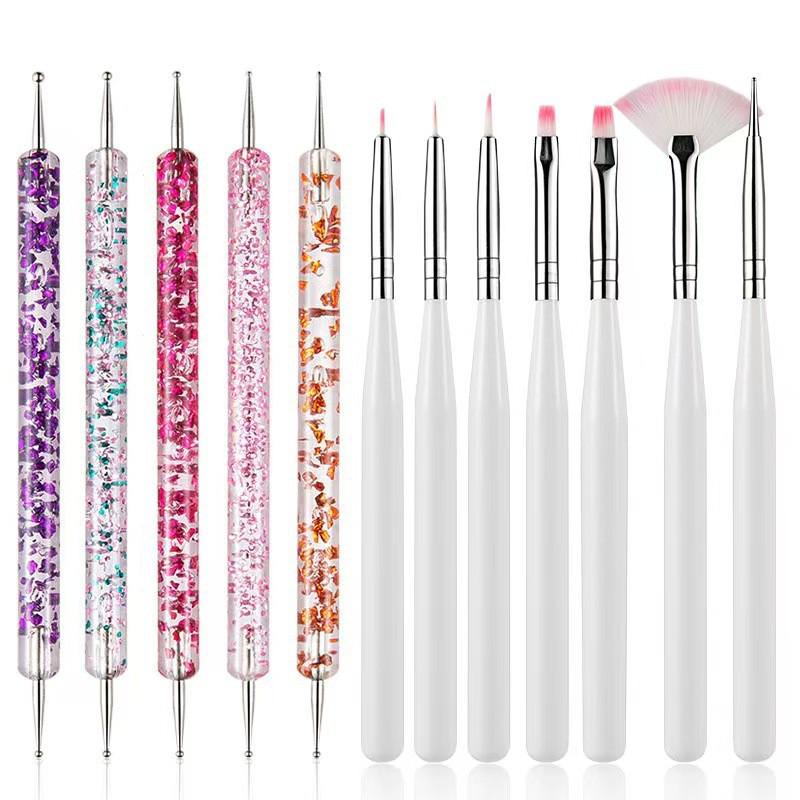 31-Piece and 32-Piece Nail Art Brush Sets - Comprehensive Tool Kit