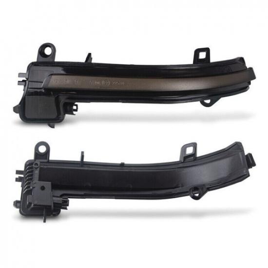 2* Smoked Dynamic LED Side Mirror Turn Signal Lights For BMW F20 F30 F31 F35 F80